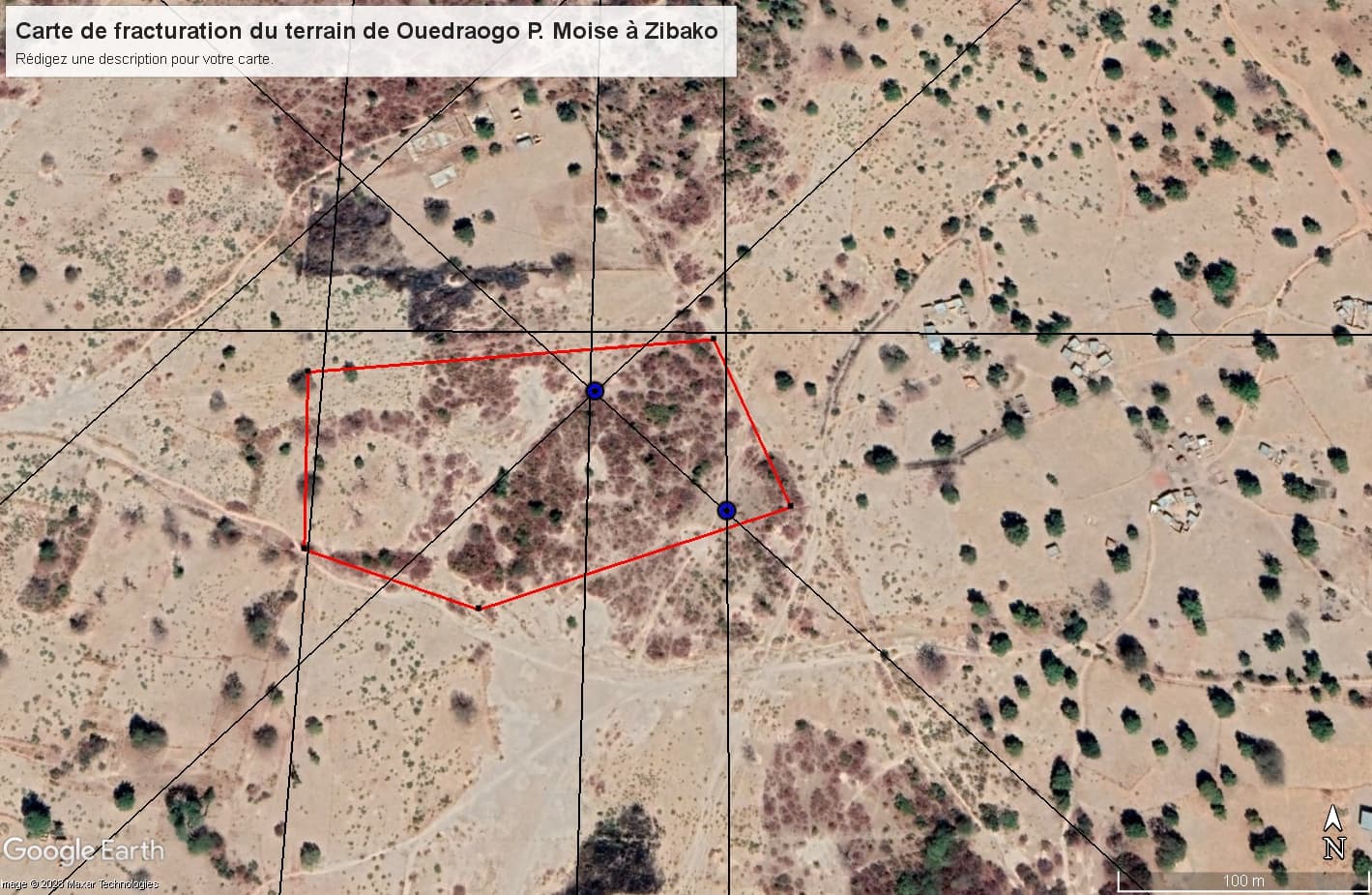 Carte de recherche géo-satellitaire